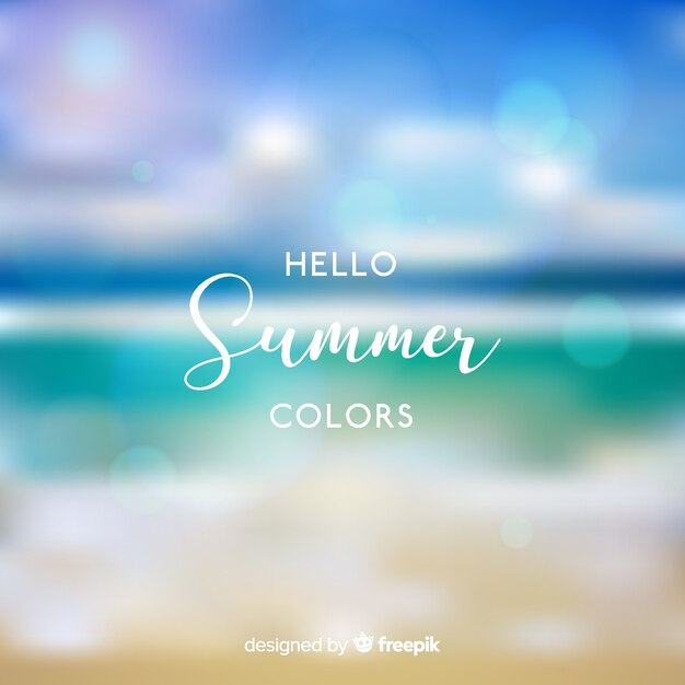 Fondo realista desenfocado de verano