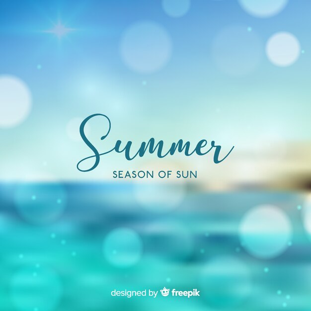 Fondo realista desenfocado de verano