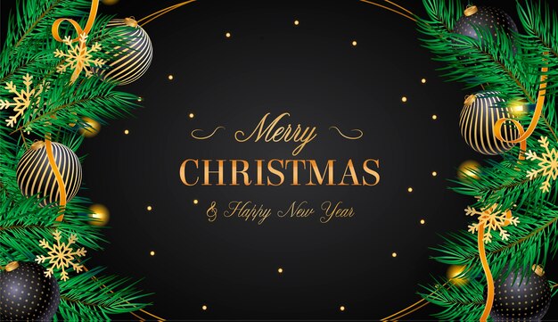 Fondo realista feliz navidad