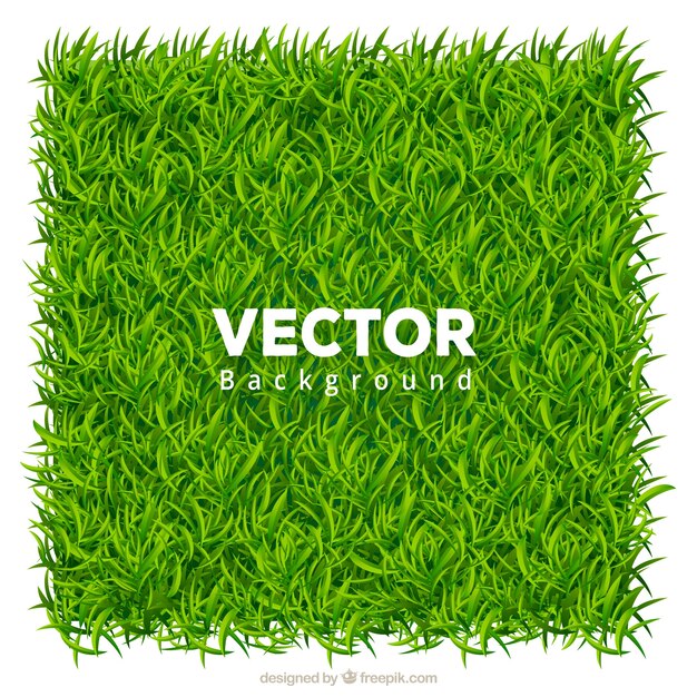 Fondo realista de hierba verde
