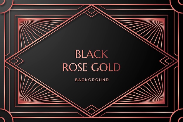 Fondo realista de oro rojo y negro