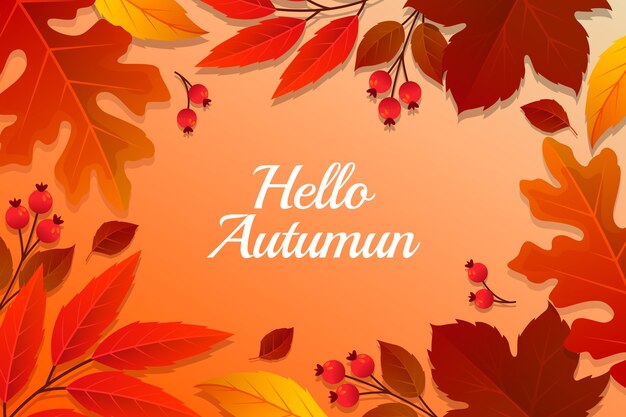 Fondo realista para el otoño.