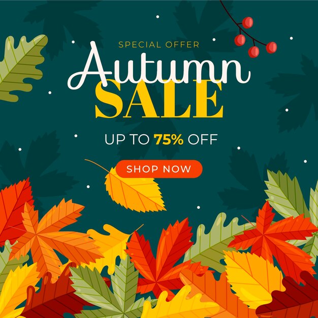 Fondo de rebajas de otoño