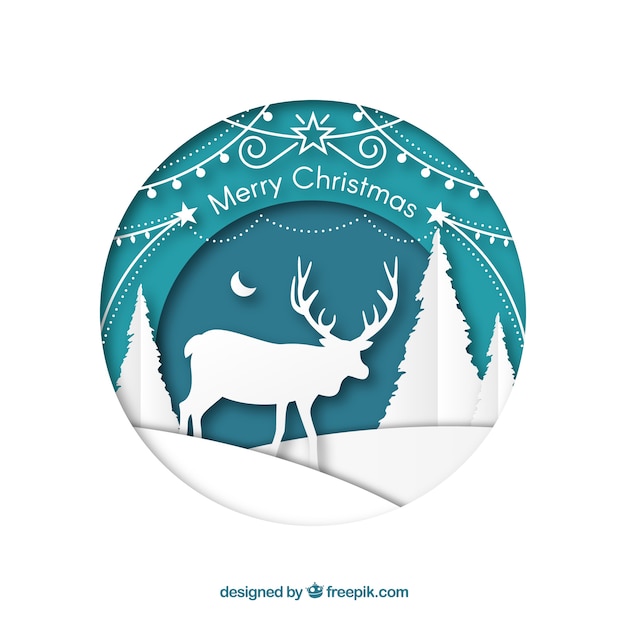 Fondo recortable de navidad