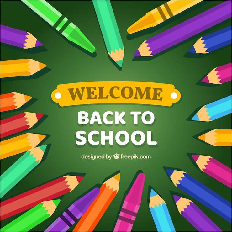 Vector gratuito fondo de regreso a la escuela