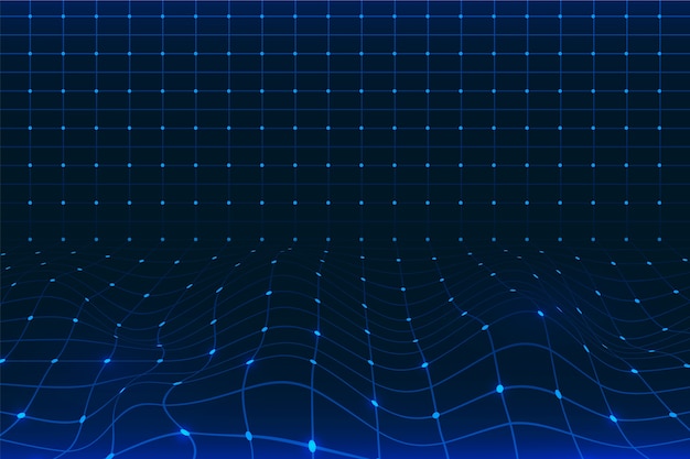 Fondo de rejilla degradado