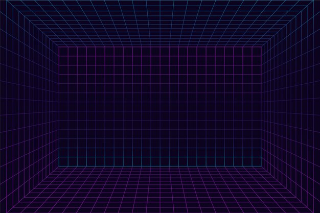 Fondo de rejilla degradado