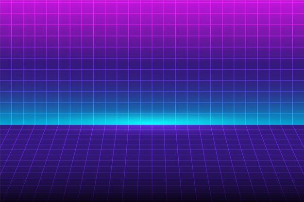 Fondo de rejilla degradado