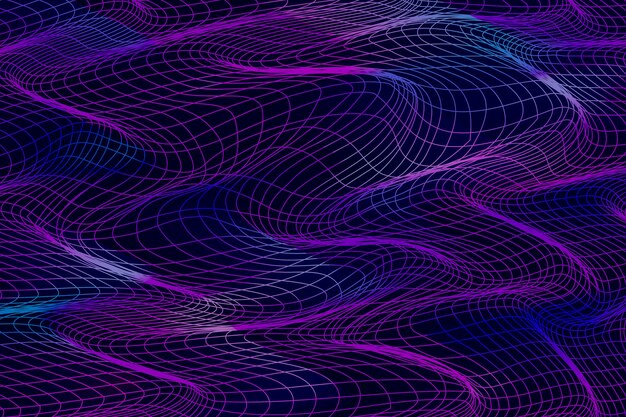 Fondo de rejilla degradado