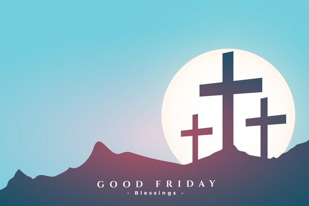 Fondo religioso del viernes santo para recordar la resurrección de cristo.