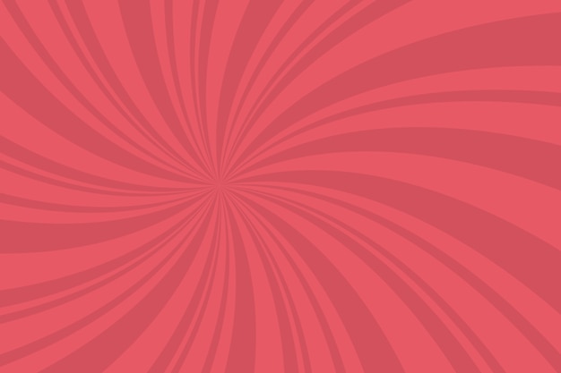 Fondo de remolino rojo de diseño plano