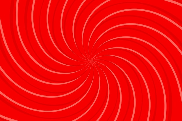 Fondo de remolino rojo de diseño plano
