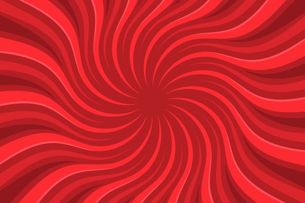 Vector gratuito fondo de remolino rojo plano