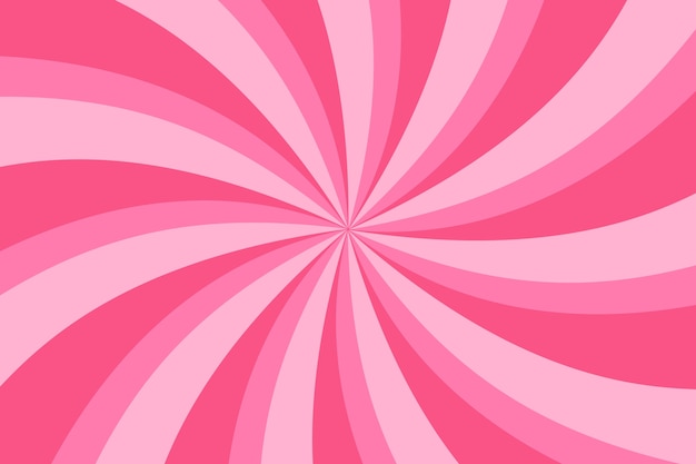 Fondo de remolino rosa de diseño plano