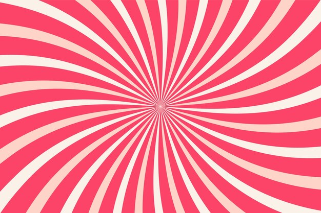 Fondo de remolino rosa de diseño plano