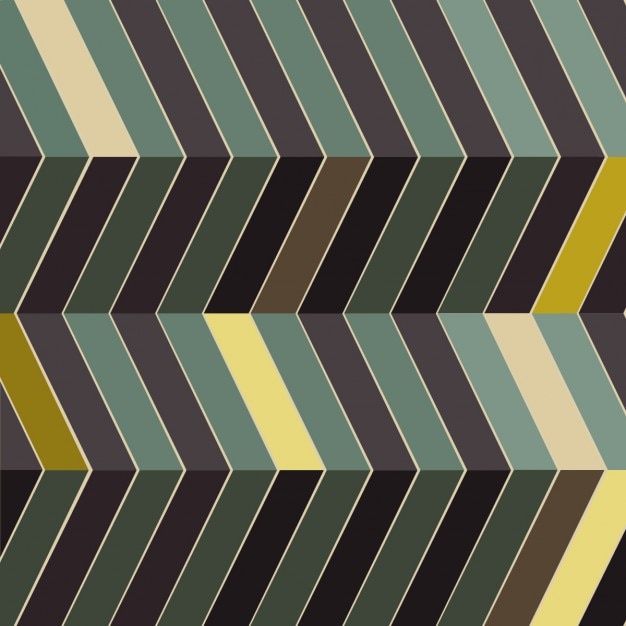 Fondo retro zig zag