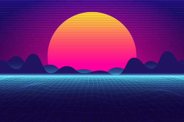 Fondo retrogradiente lineal