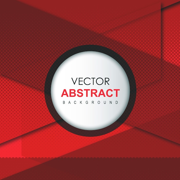 Vector gratuito fondo rojo abstracto del vector