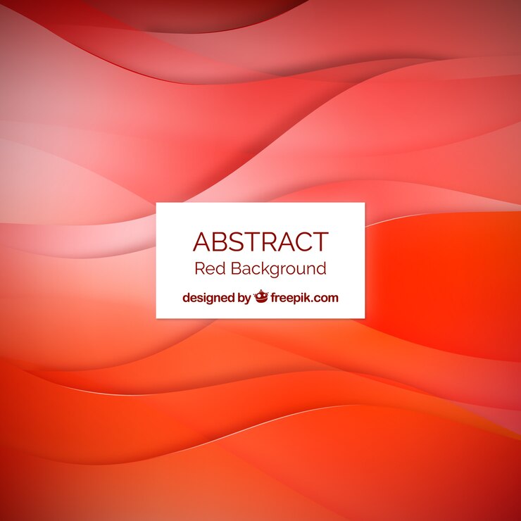 Vector gratuito fondo rojo abstracto