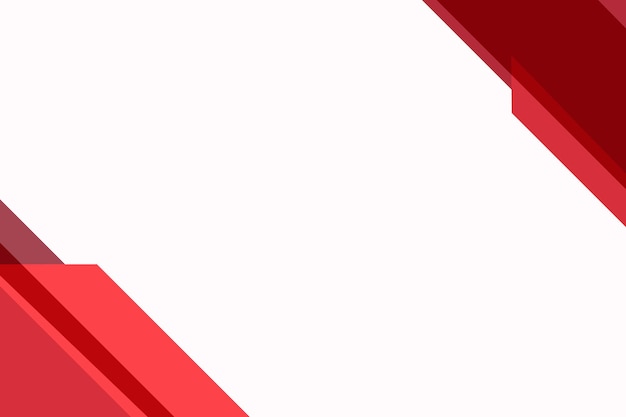 Vector gratuito fondo rojo en blanco simple para negocios