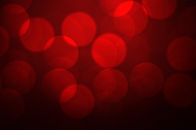 fondo rojo bokeh con luces desenfocadas