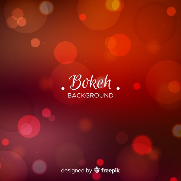 Fondo rojo bokeh