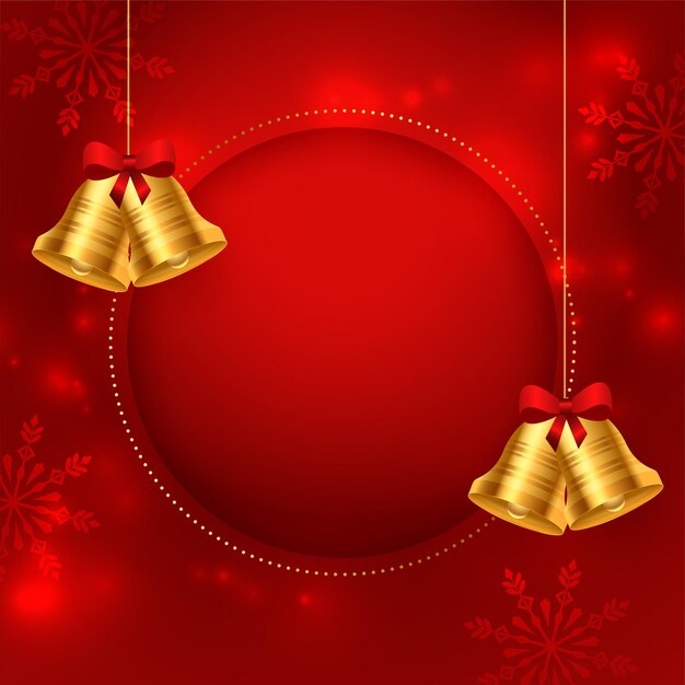 Fondo rojo brillante feliz navidad o nueva víspera con espacio de imagen