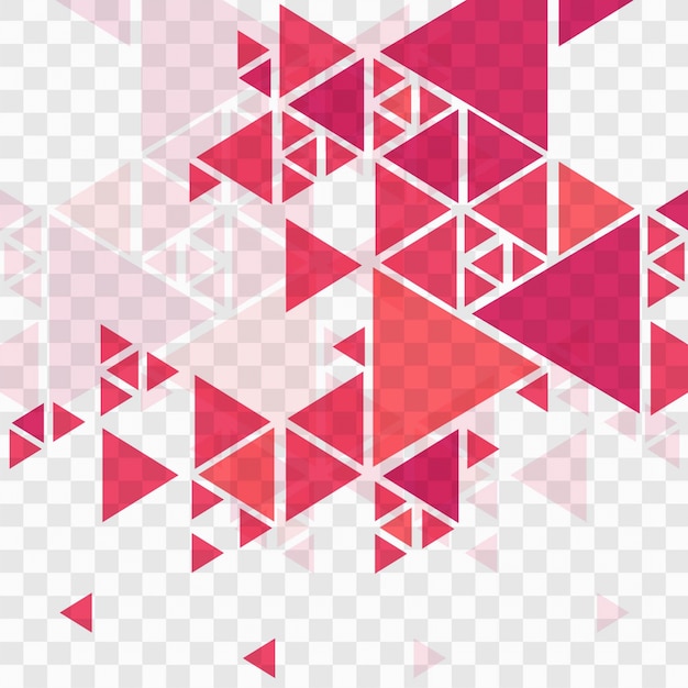 Fondo rojo geométrico moderno