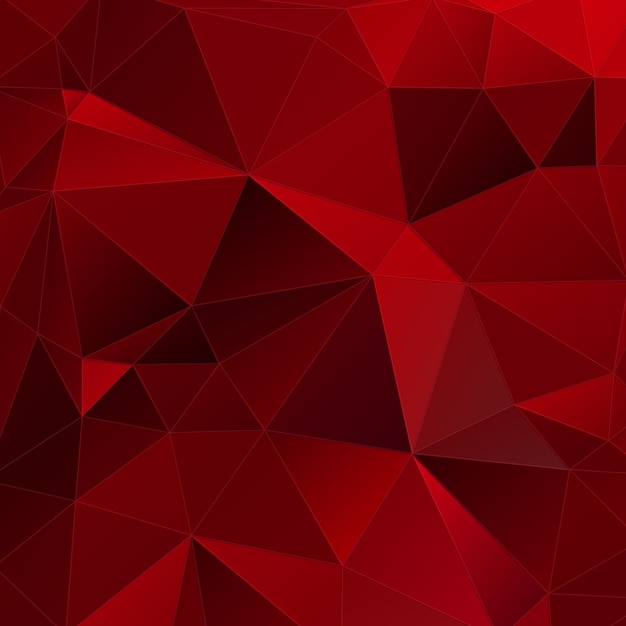 Vector gratuito fondo rojo geométrico