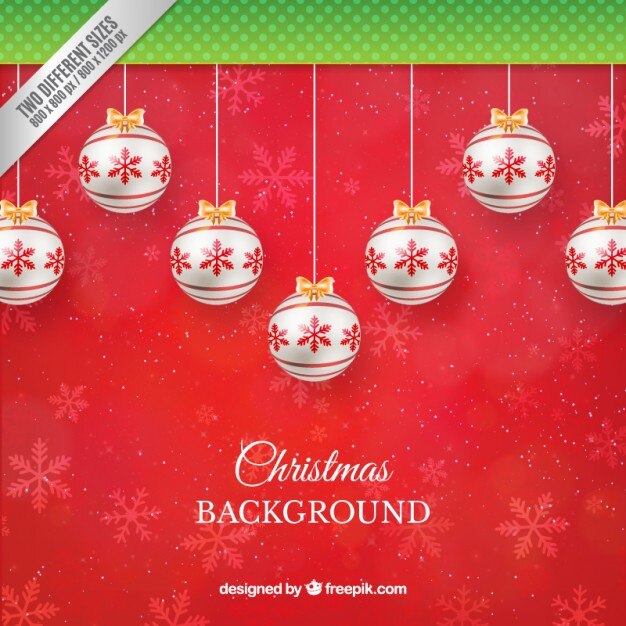Fondo rojo de Navidad