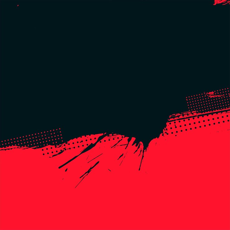 Vector gratuito fondo rojo y negro de medio tono grunge