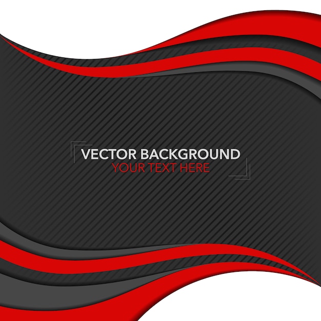 Vector gratuito fondo rojo y negro