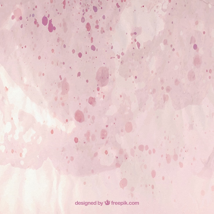 Vector gratuito fondo rosa de manchas de acuarela 