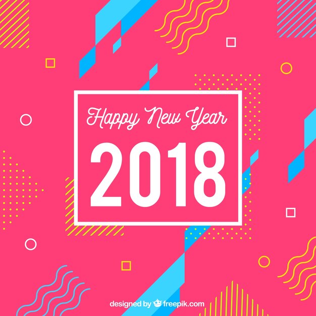 Fondo rosa memphis para 2018