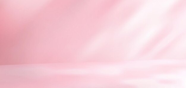 Fondo rosa realista para la presentación del producto Ilustración vectorial del espacio vacío de color melocotón claro con textura satinada Diseño de interiores de estudio de moda Plantilla de banner de servicios de belleza cosmética