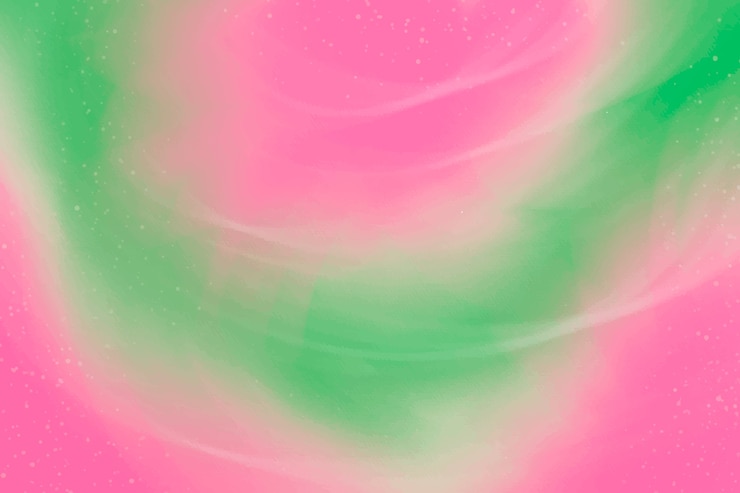 Vector gratuito fondo rosa y verde acuarela