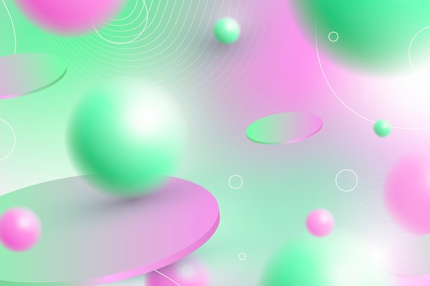 Fondo rosa y verde degradado
