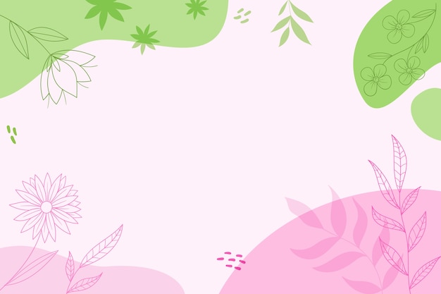 Vector gratuito fondo rosa y verde