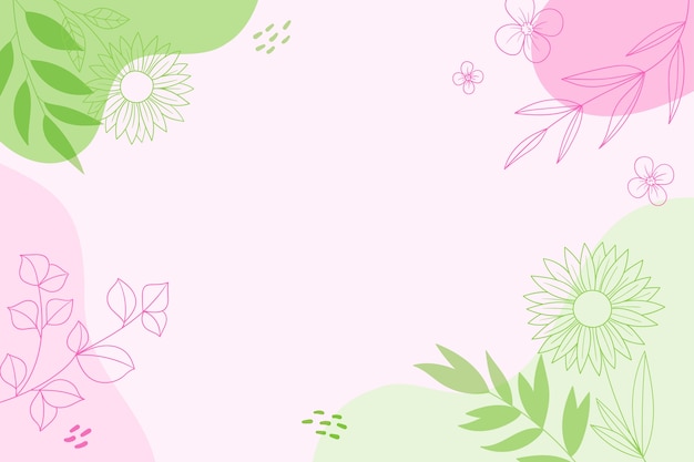 Vector gratuito fondo rosa y verde