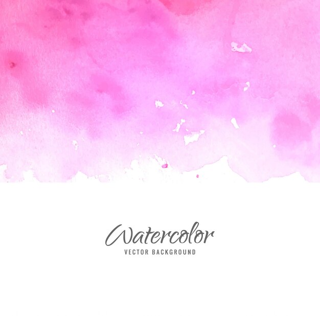 Fondo rosado moderno de acuarela