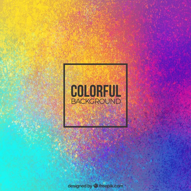 Fondo con salpicaduras coloridas