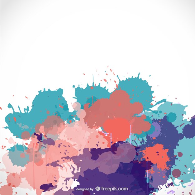 Fondo con salpicaduras de pintura para descarga gratuita