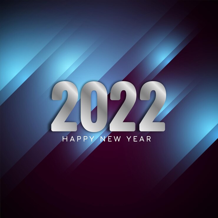 Vector gratuito fondo de saludo hermoso feliz año nuevo 2022