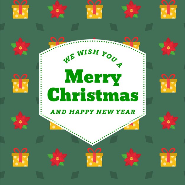 Fondo de saludos de Navidad