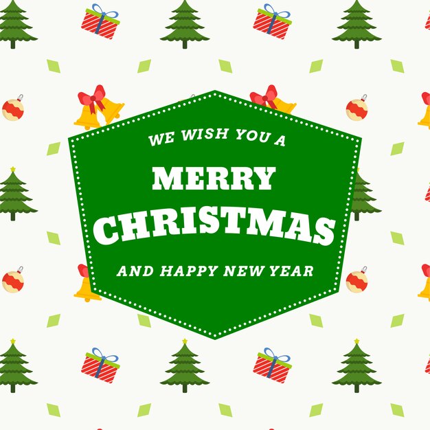 Fondo de saludos de Navidad