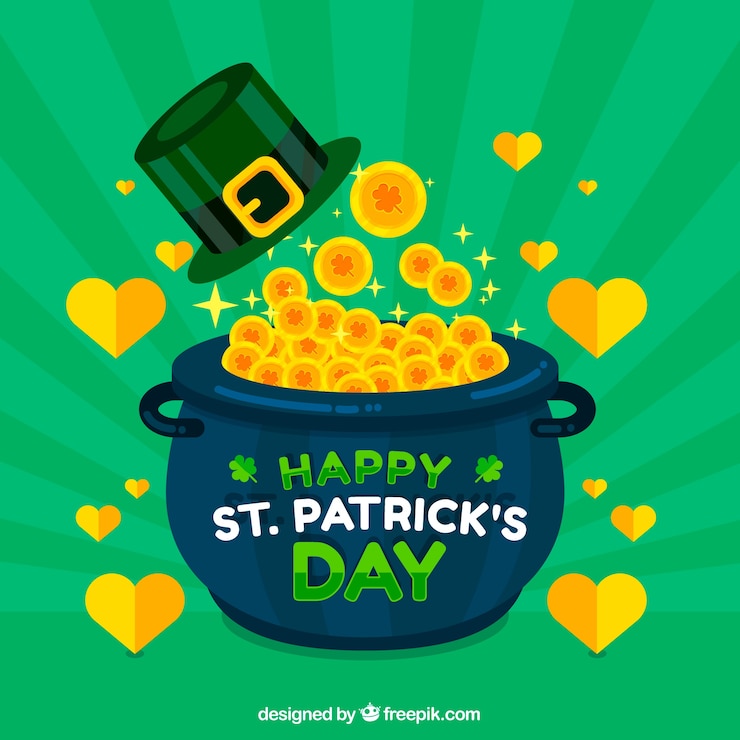Vector gratuito fondo de san patricio