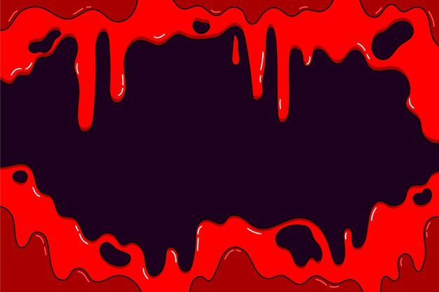 Fondo de sangre dibujado a mano