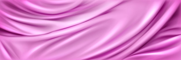 Vector gratuito fondo de seda rosa abstracto realista