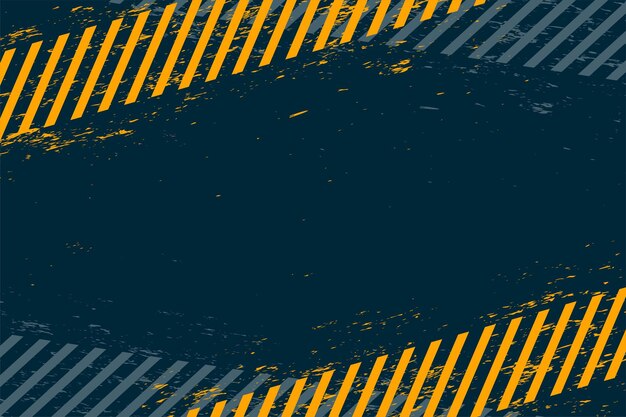 fondo de seguridad de alerta de precaución con vector de espacio en blanco