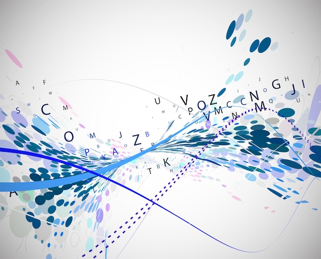 Fondo De Semitono Abstracto, Ilustración Vectorial.